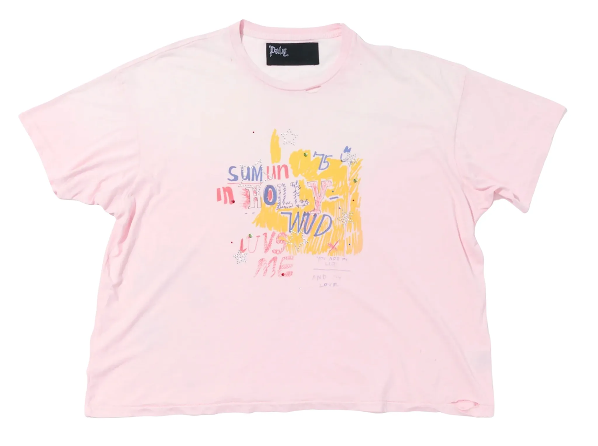 Paly 'Sum 1 In Hollywood Loves Me' Pink Tee