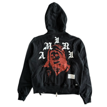 Amiri 'Wes Lang Solar Kings' Black Zip Up Hoodie