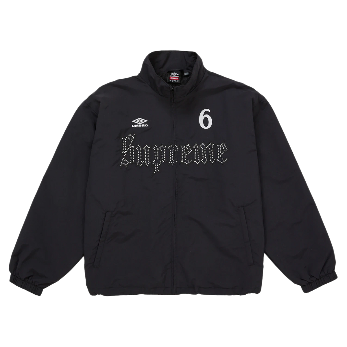 Supreme Umbro Rhinestone Track Jacket Black
