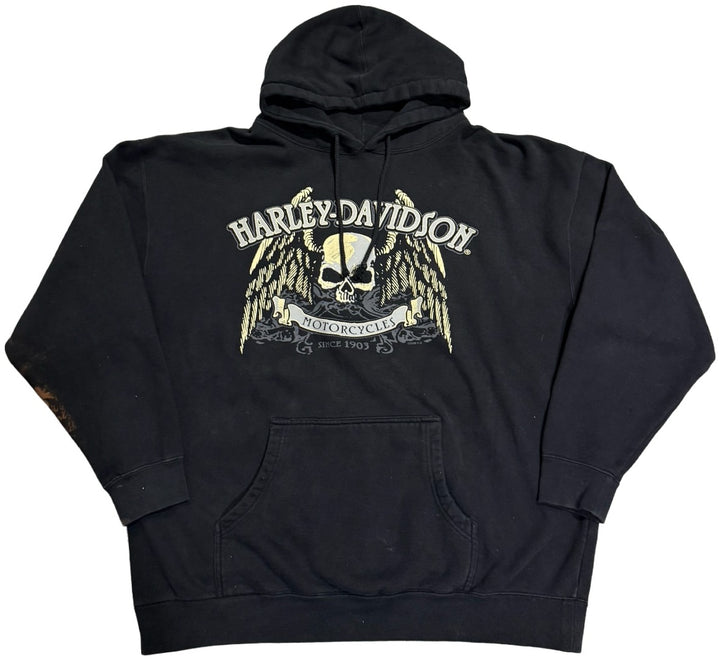 Harley Davidson 'San Diego, CA' Black Vintage Hoodie