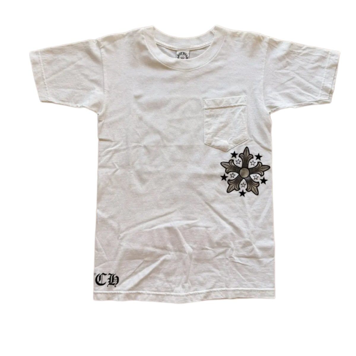 Chrome Hearts Vintage 'Silver Star' White Pocket Tee