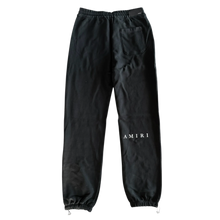 Amiri 'Micro MA Bar Logo' Black Sweatpants