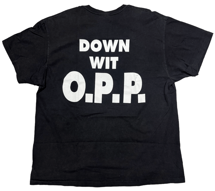 Naughty By Nature 'Down with O.P.P' Black Vintage Tee