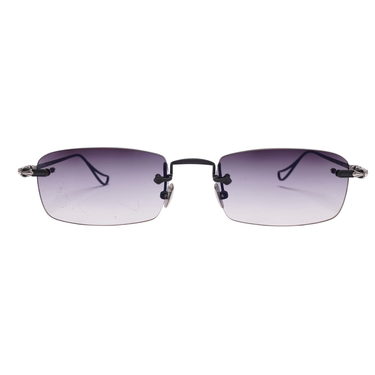 Chrome Hearts 'Sinnergasm II' Black/Silver Sunglasses