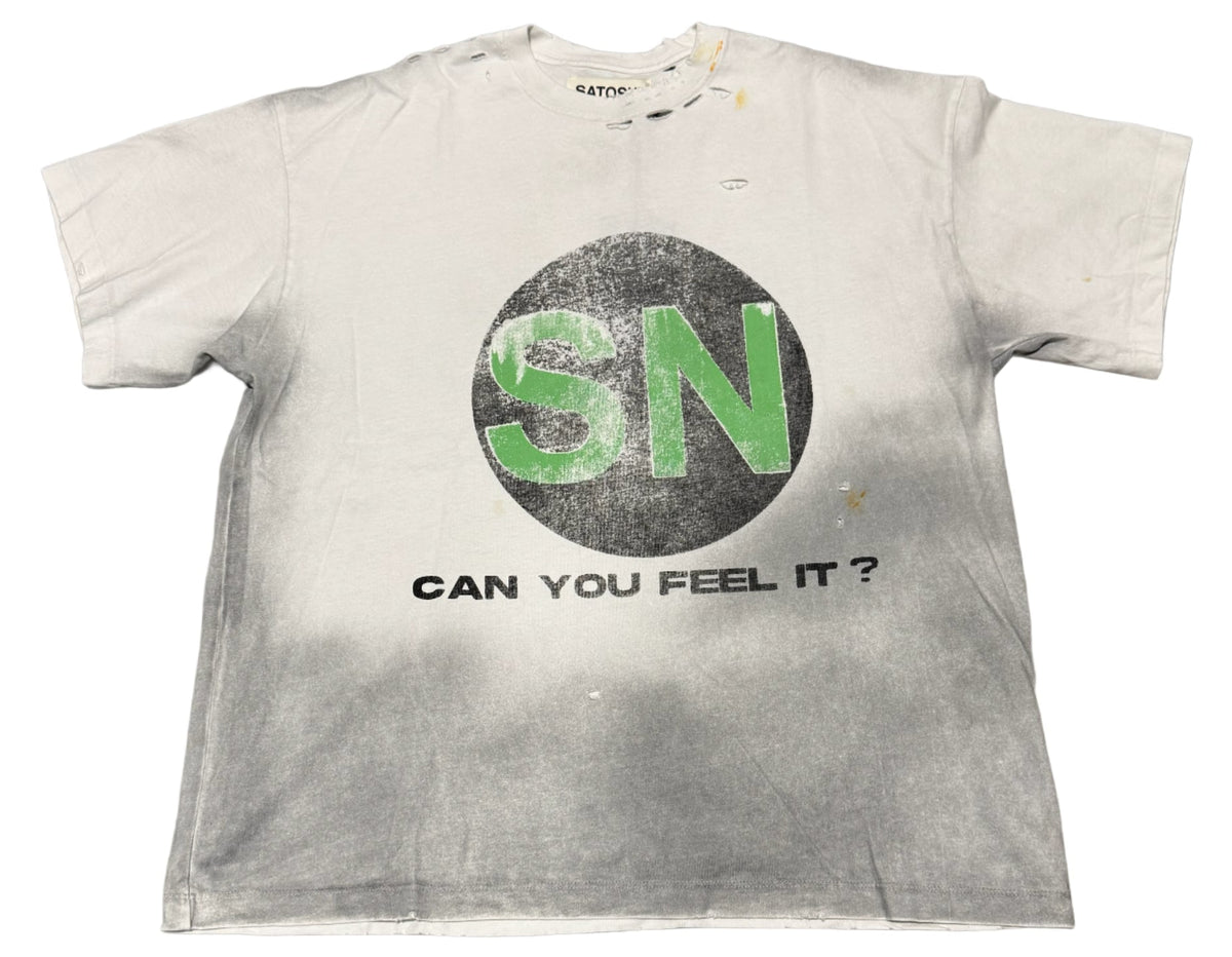 Satoshi Nakamoto 'White' Can You Feel It Tee