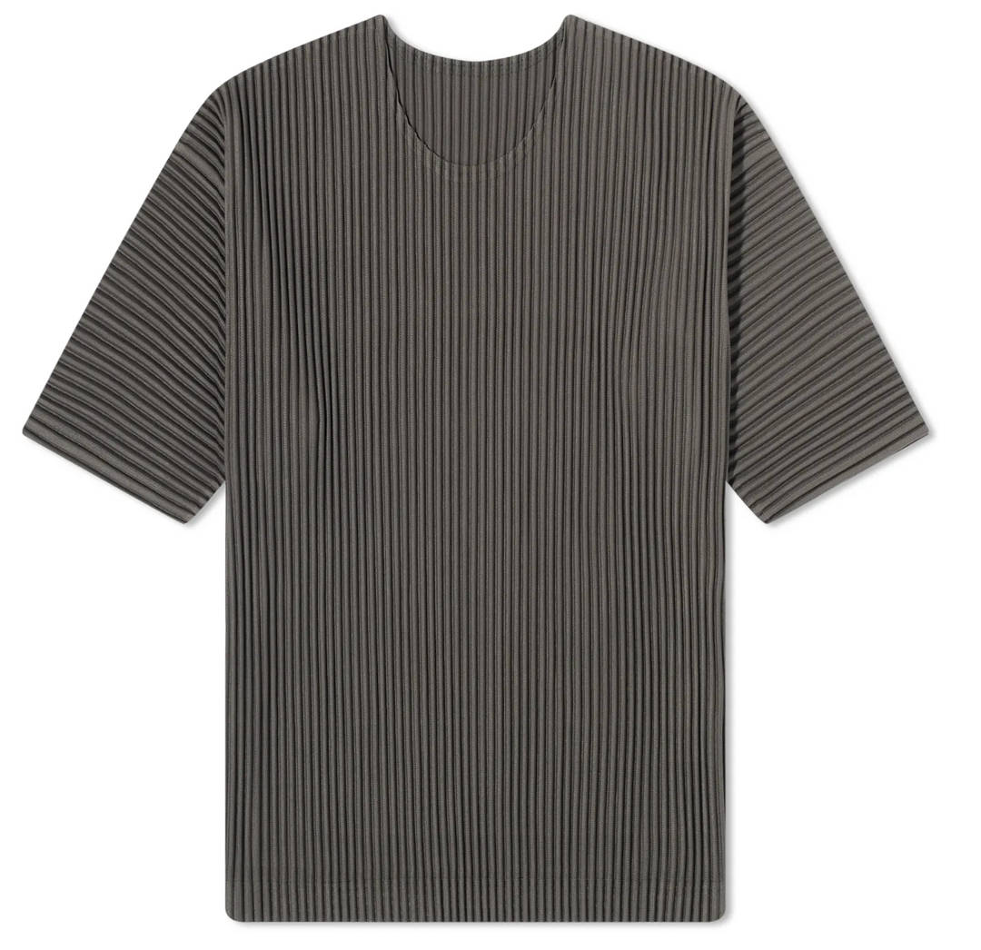 Homme Plissé Issey Miyake 'Ebony Khaki' Tee