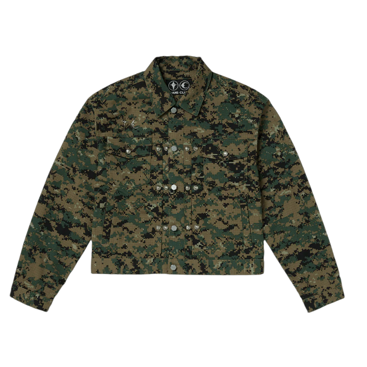 Thug Club 'Green Camo' Army Jacket