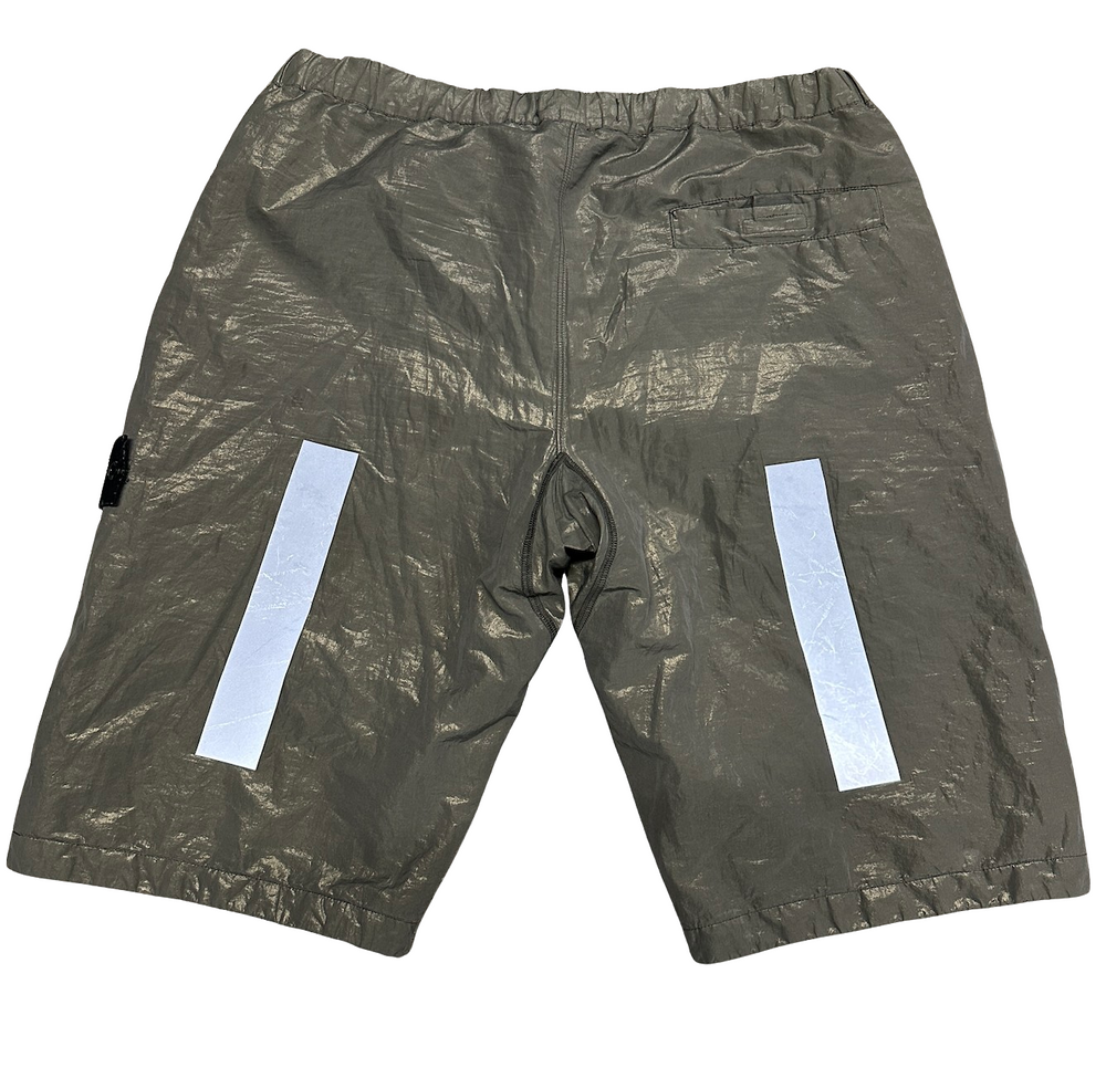 Stone Island Type RE Green Cargo Shorts