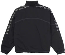 Supreme 'Black' Spellout Embroidered Track Jacket