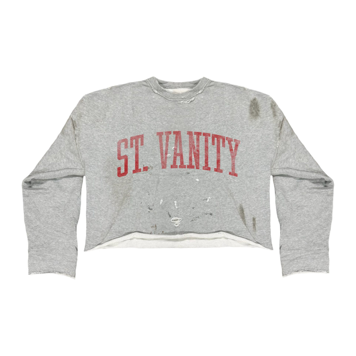 Saint Vanity 'Badgers' Distressed Crewneck