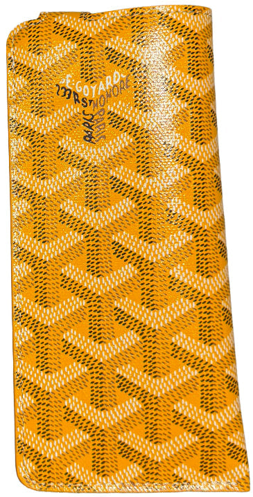 Goyard 'Yellow' Montmartre PM Glasses Case