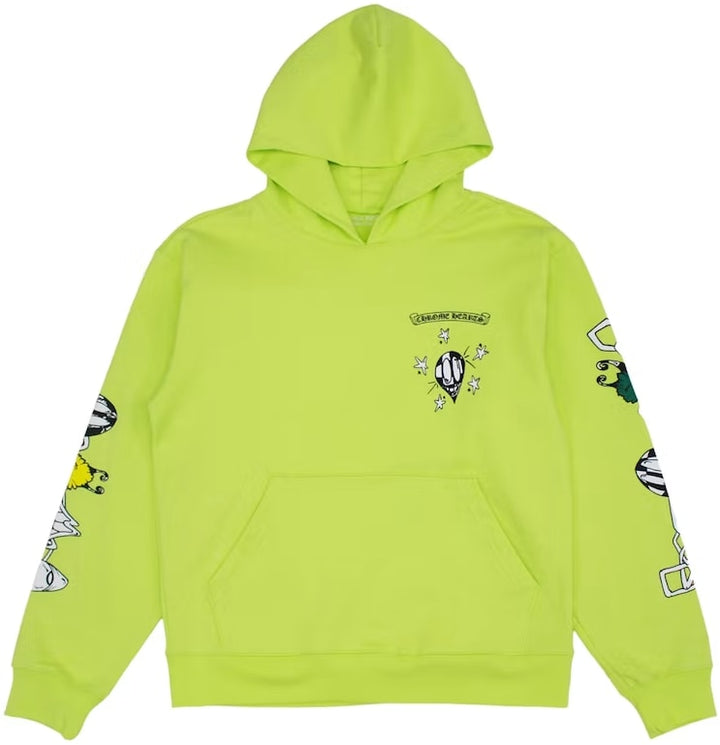 Chrome Hearts Matty Boy 'Link' Lime Hoodie