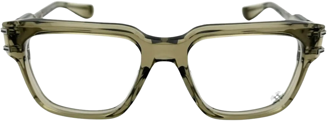 Chrome Hearts 'Bulge' Beige Sunglasses