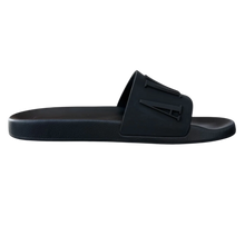 Amiri 'Logo Black' Pool Slide