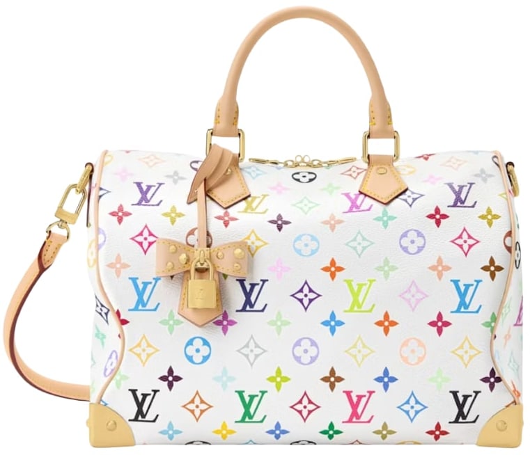 Louis Vuitton x Takashi Murakami 'White' Speedy Soft 30