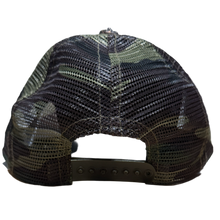 Chrome Hearts 'Orange Cross' Camo Cemetery Trucker Hat