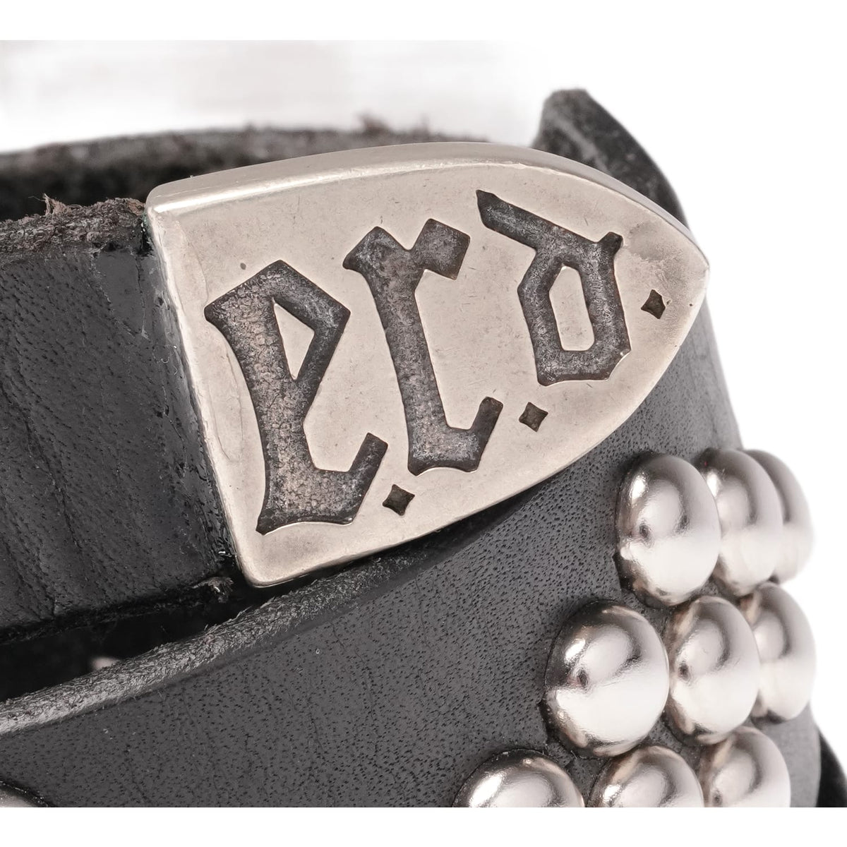 Enfants Riches Déprimés 'ERD Studded' Black Leather Belt