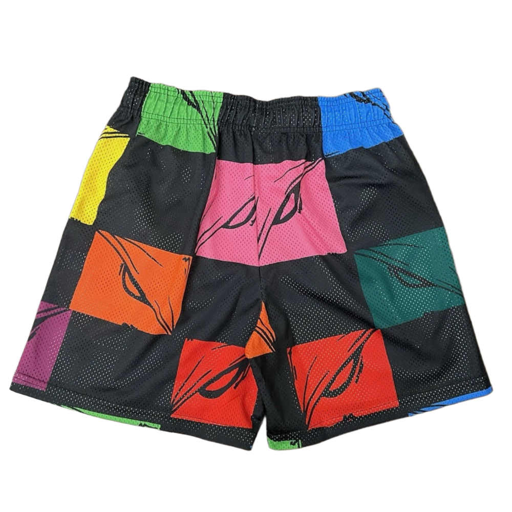 Matty Boy Eric Emanuel '99 Eyes' Multicolor Mesh Shorts