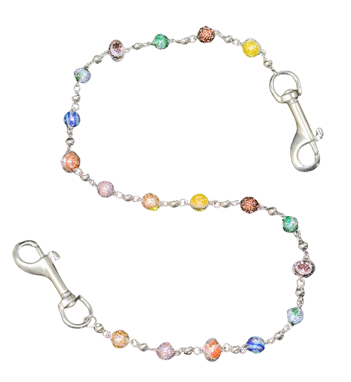 Starchain World 'Galaxy' 26.5in Silver Wallet Chain