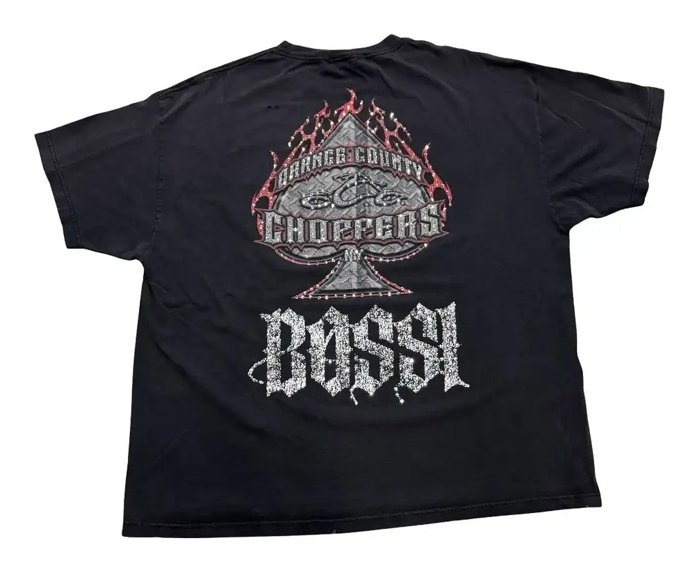 Bossi 'OCC' Vintage Rhinestone Tee