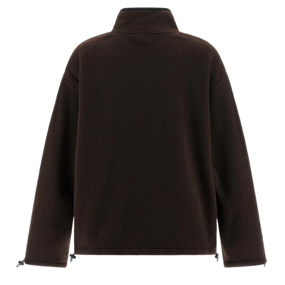 Miu Miu 'Chocolate Brown' Fleece Jacket
