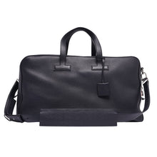 Tom Ford 'Navy Blue' Leather Duffle Bag