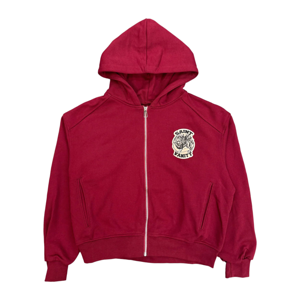 Saint Vanity 'Crimson' Uniform Zip Up Hoodie