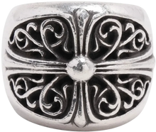 Chrome Hearts 'Oval' Large Cross Ring