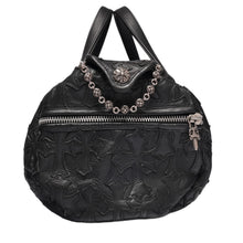 Chrome Hearts 'Black Flooded Cross' Leather Duffle Bag