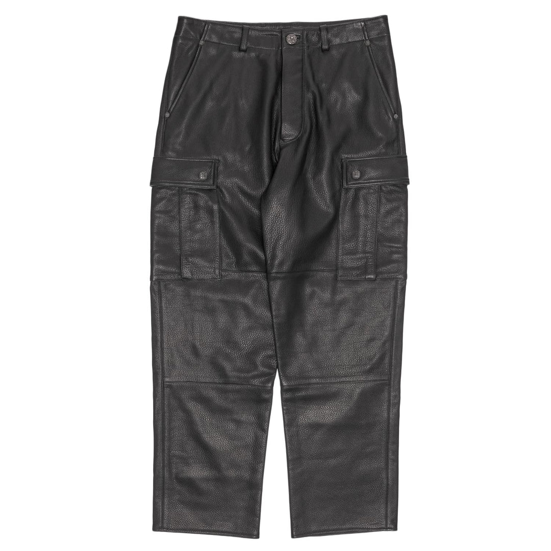 Chrome Hearts 'Devil Dog' Leather Cargo Pants