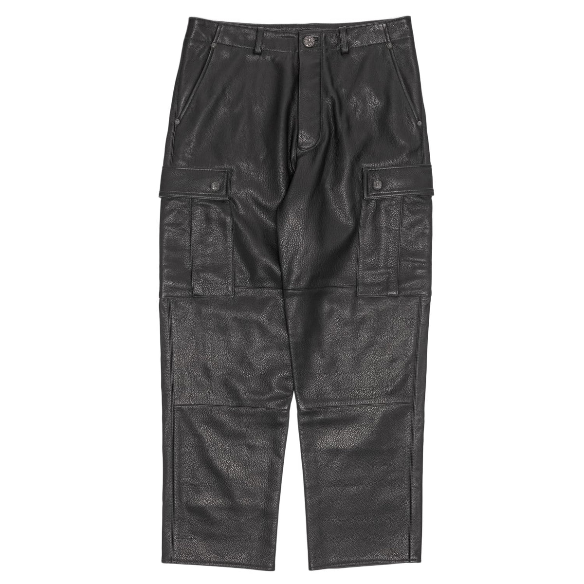 Chrome Hearts 'Devil Dog' Leather Cargo Pants