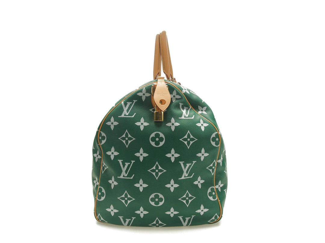 Louis Vuitton Speedy P9 Bandoulière 50 Monogram Leather Green