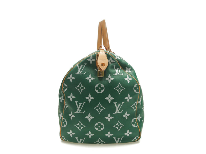 Louis Vuitton Speedy P9 Bandoulière 50 Monogram Leather Green