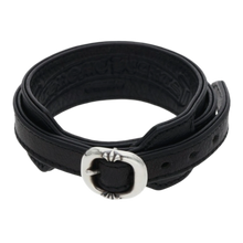 Chrome Hearts 'R&R' Gunslinger Leather Bracelet