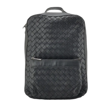 Bottega Veneta 'Black' Calfskin Intreccio Backpack