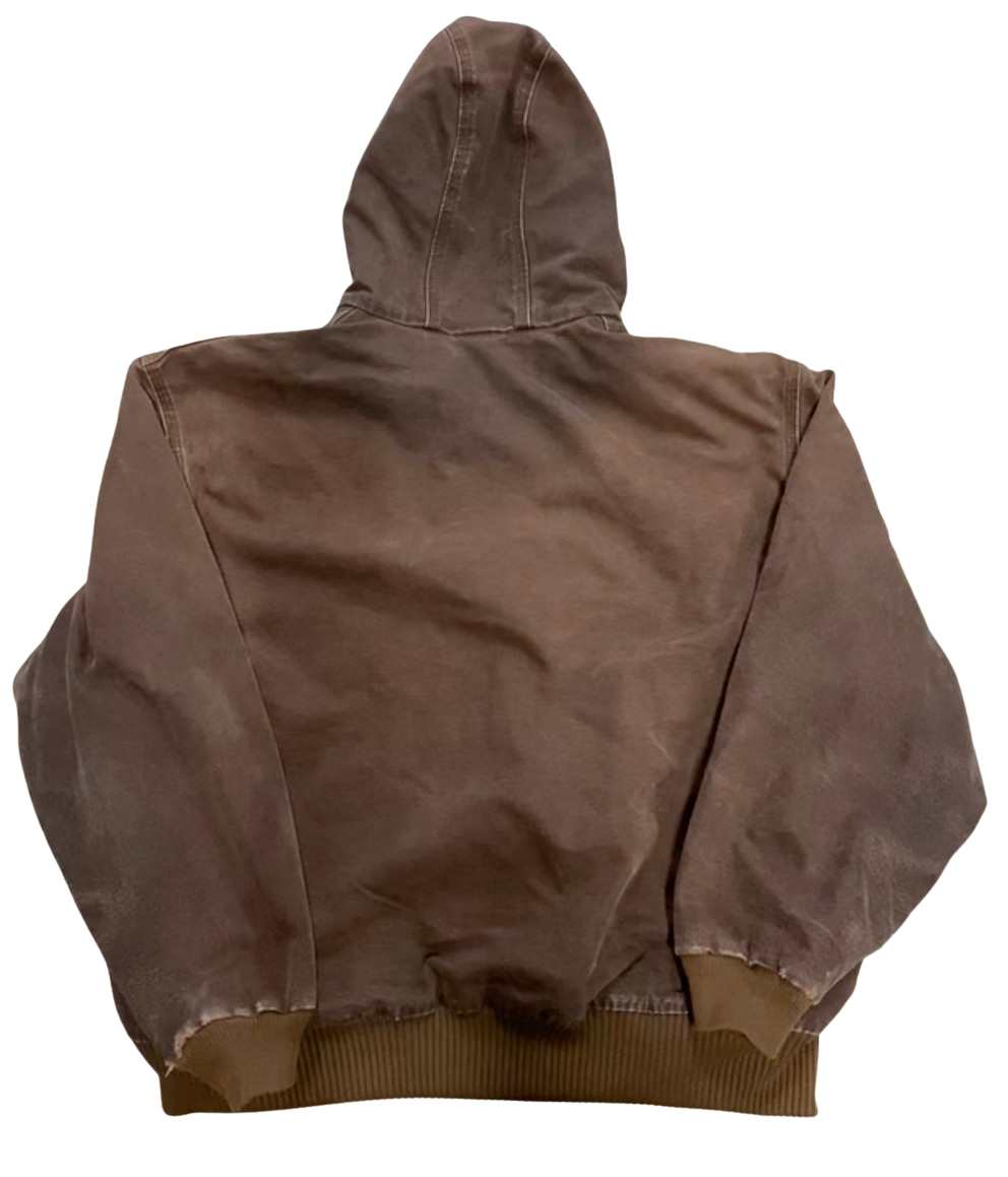 Carhartt 'Duck Brown' Distressed Work Jacket