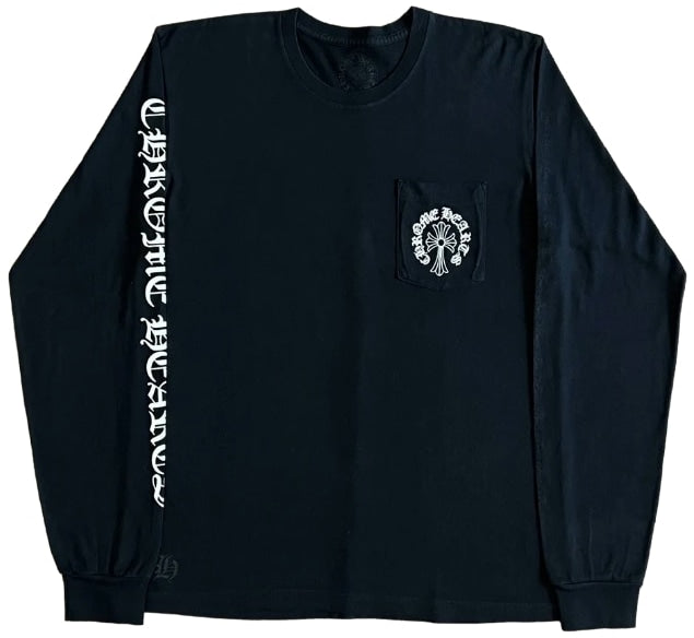 Chrome Hearts 'Triple Logo' Black Longsleeve