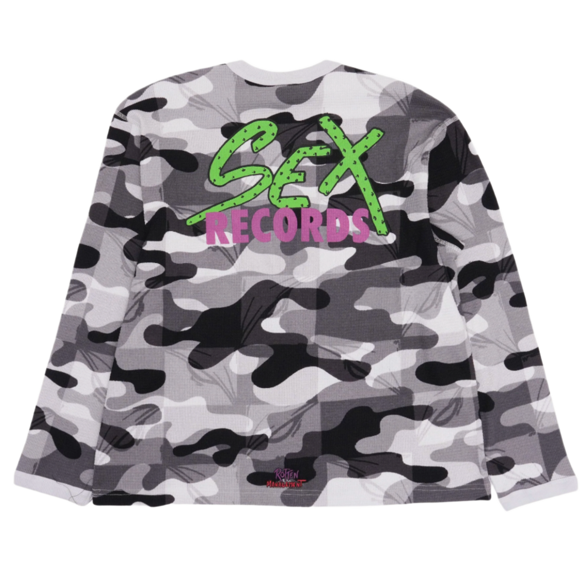 Matty Boy Anti Promo 'Camo' 99 Eyes Sex Records Thermal Longsleeve
