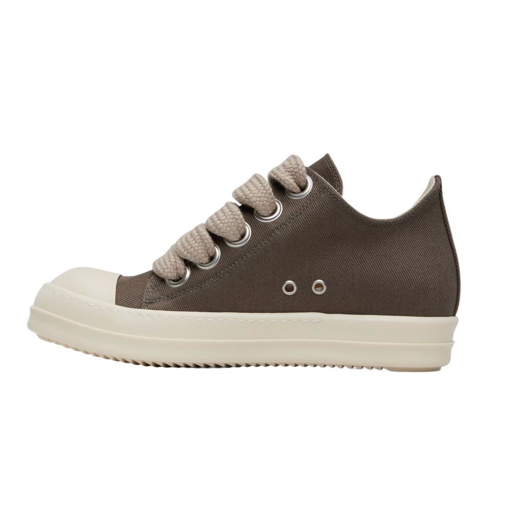 Rick Owens DRKSHDW 'Dust' Canvas Jumbo Lace Low Sneakers