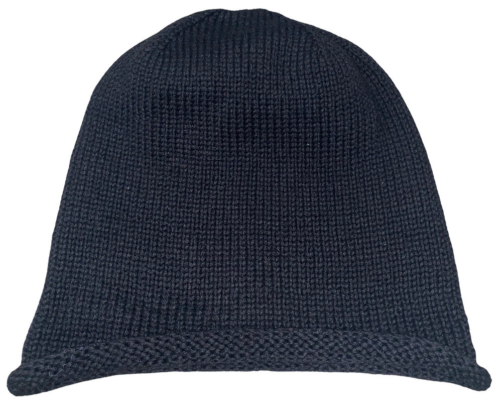 Chrome Hearts 'Knit Cross' Black Beanie