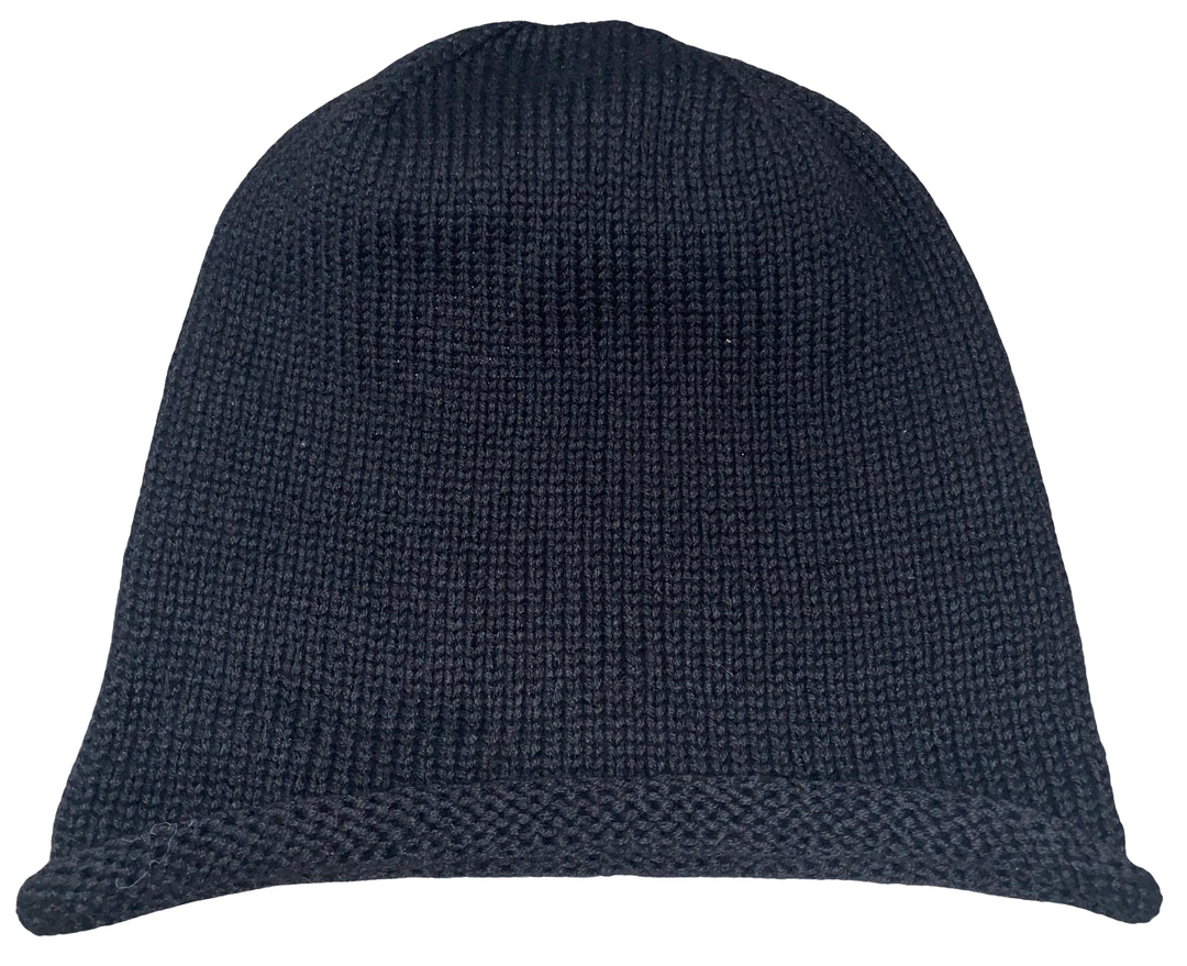 Chrome Hearts 'Knit Cross' Black Beanie