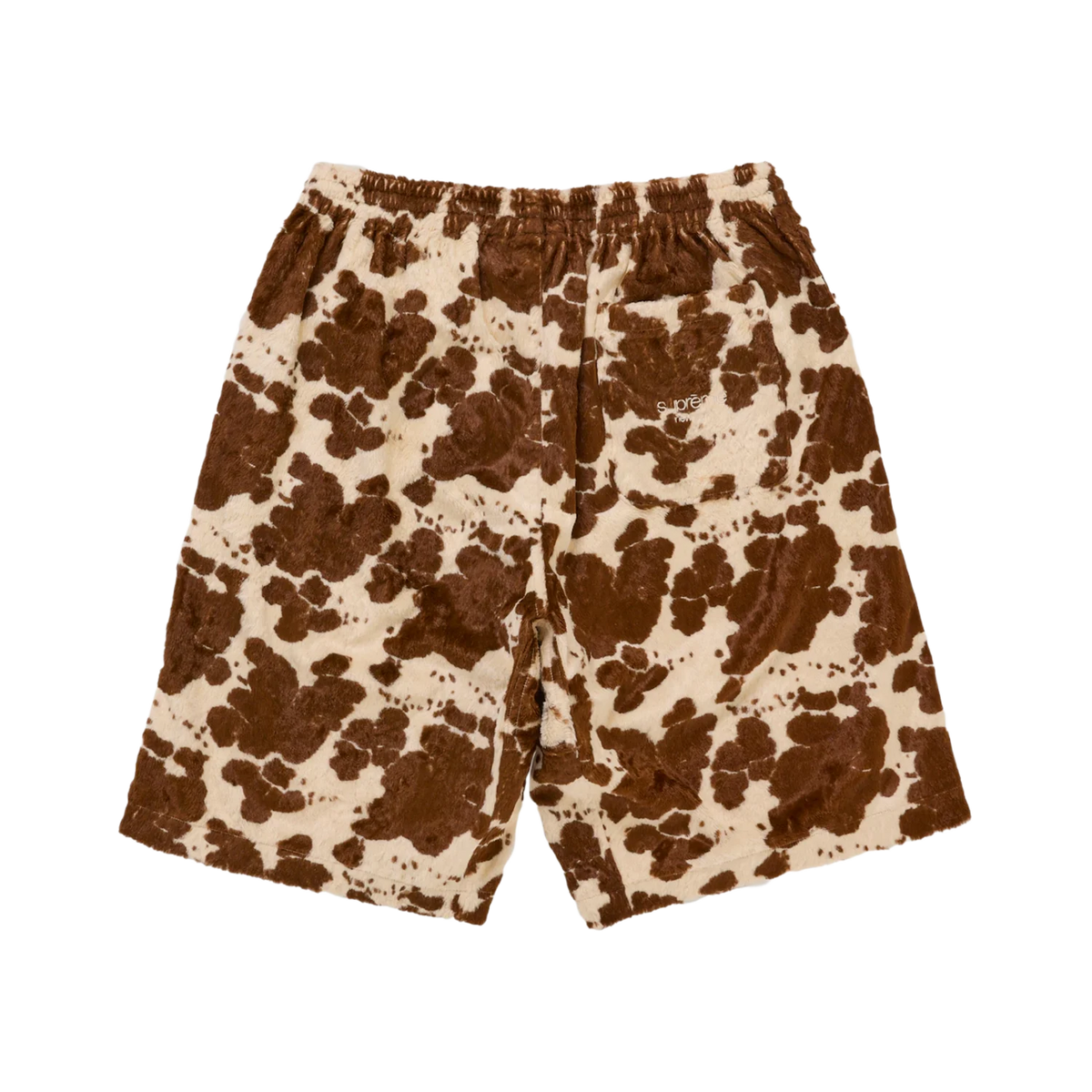 Supreme 'Brown/Cream' Faux Fur Shorts