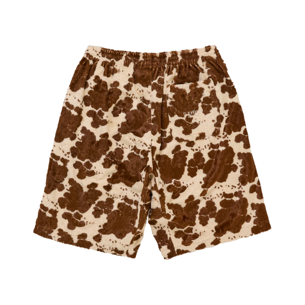 Supreme 'Brown/Cream' Faux Fur Shorts
