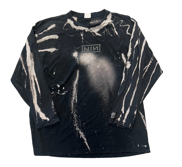 Nine Inch Nails 'Tie Dye'  Vintage Black Longsleeve