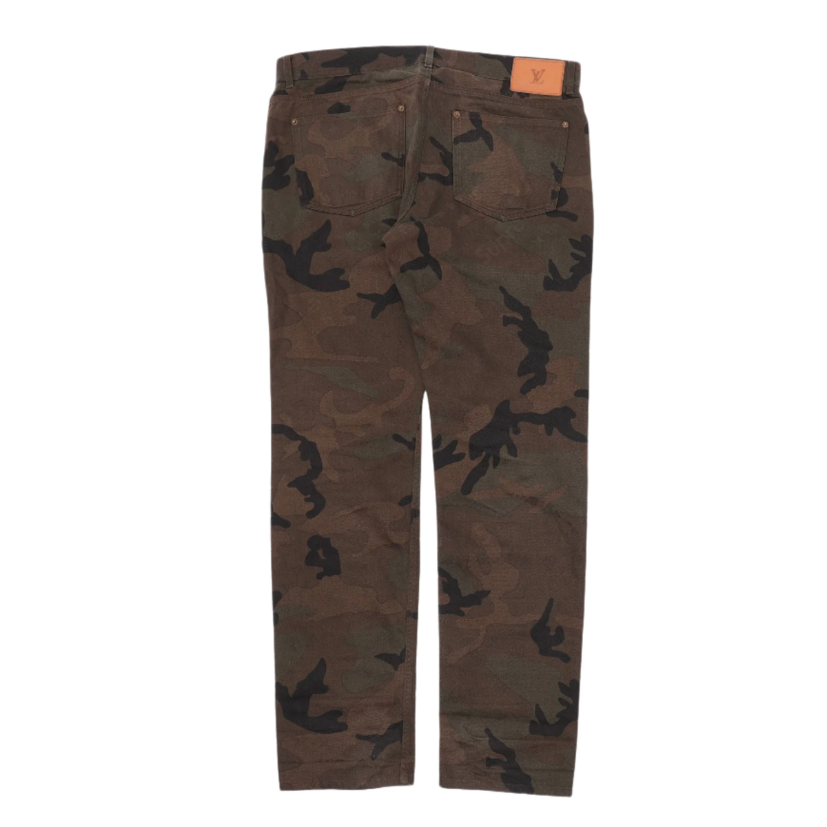Louis Vuitton x Supreme 'Camouflage' Jacquard Monogram Jeans