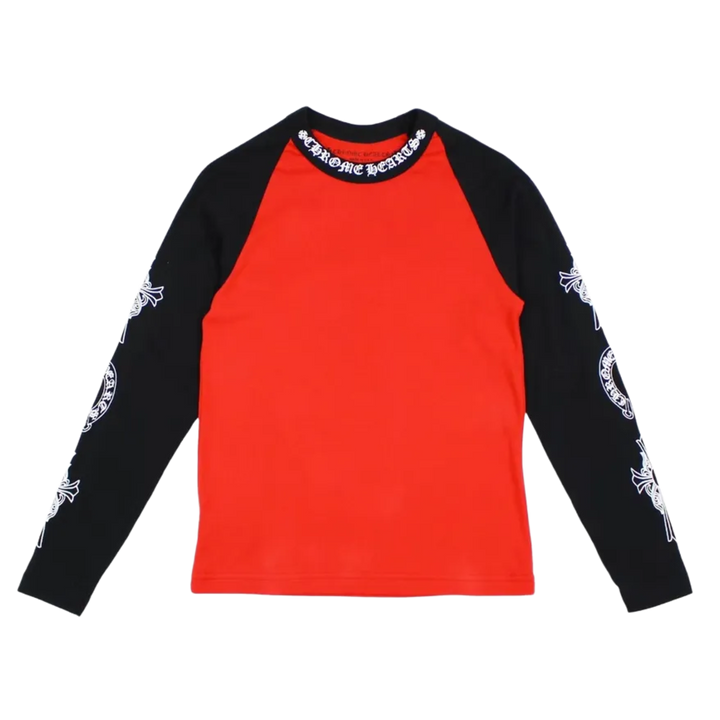 Chrome Hearts Neck Logo Baseball Tee &