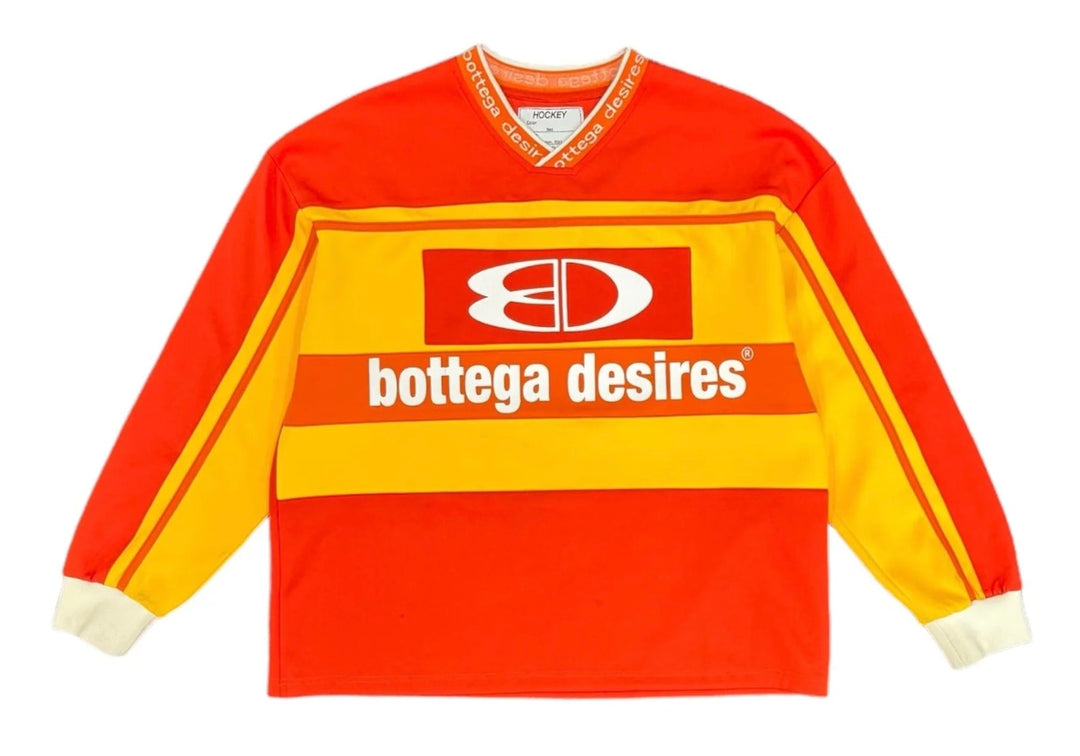 Bottega Desires 'Red' Hockey Longsleeve Jersey
