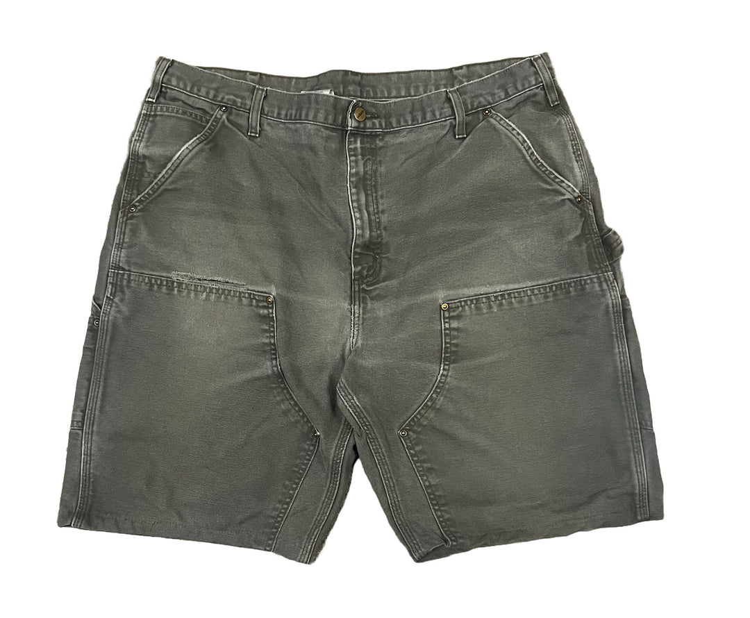 Carhartt 'Olive Wash' Double Knee Carpenter Shorts
