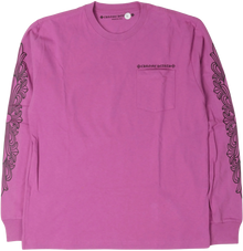 Chrome Hearts Matty Boy 'Spiderweb' Purple Longsleeve Tee