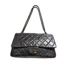 Chanel 'Black' 2.55 Reissue 227 Black Double Flap Bag